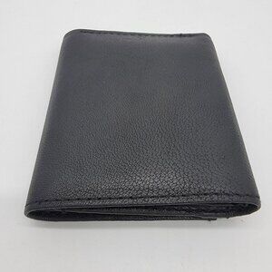Gold‎ Coast Wallet Men's Genuine Butter Soft Black Leather NWT W/ Defect